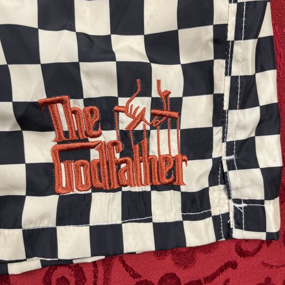 The Godfather Shorts Mens L Black & Ivory Checkered Shoe Palace 2022 - Picture 2 of 12